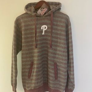 NWT Stitches Mens/Boys Phillies Hoodie Sweatshirt Size M